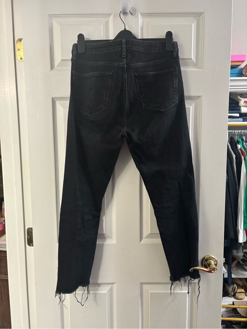Zara Black Ankle Cropped Jeans